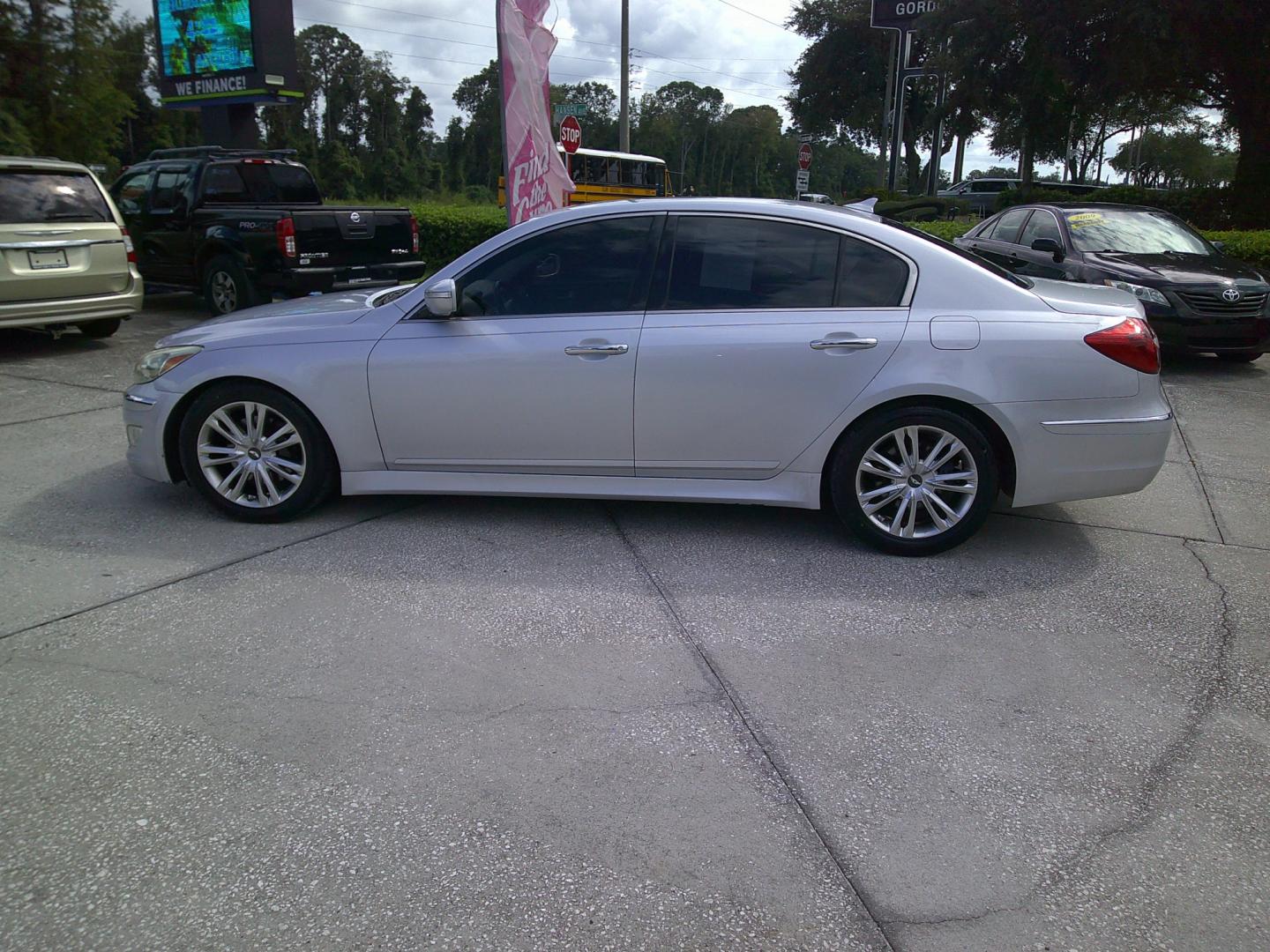 2014 SILVER HYUNDAI GENESIS BASE (KMHGC4DD0EU) , located at 390 Hansen Avenue, Orange Park, FL, 32065, (904) 276-7933, 30.130497, -81.787529 - Photo#4